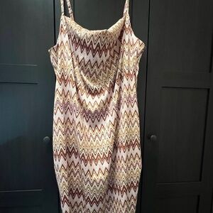 Multicolor Midi Dress